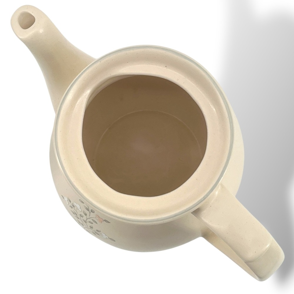 Pfaltzgraff Remembrance Stoneware Serveware Teapot Shaped Pitcher Floral #490 - Picture 10 of 15